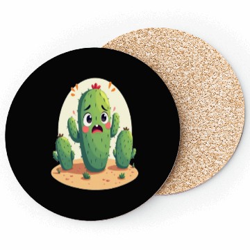 Discover Cactus with Anxiety – Too Sharp to Relax Coasters