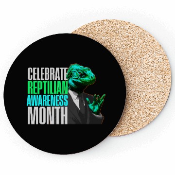 Discover Reptilian Awareness Month Lizard People Coasters