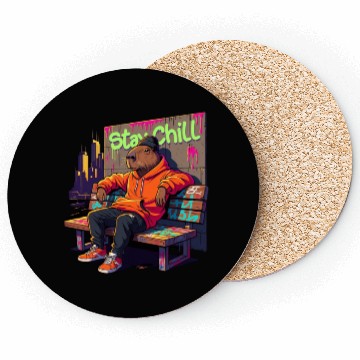 Discover Capybara Stay Chill Coasters