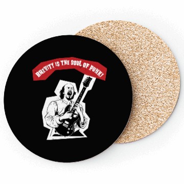 Discover Shakespeare Guitar Bravity Punk Coasters