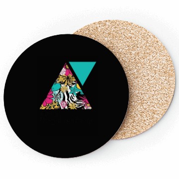 Discover Bloom Unapologetically - Teal Coasters