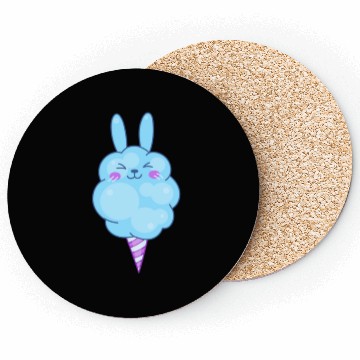 Discover Cute Cotton Candy Bunny Coasters