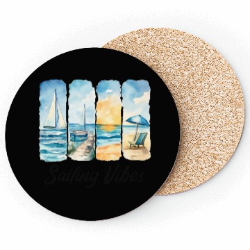 Discover Sailing Vibes – Feel the Ocean Coasters