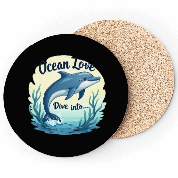 Discover Playful dolphins Coasters