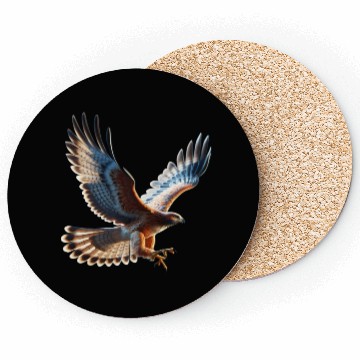 Discover Majestic Hawk Flight Coasters