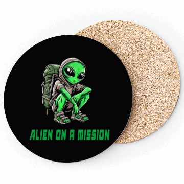 Discover Alien On Mission Coasters