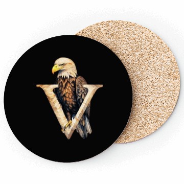 Discover EAGLE LETTER V Coasters