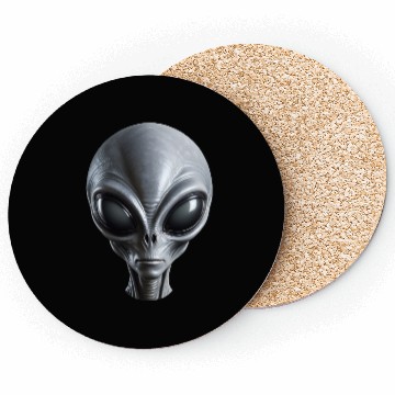 Discover Real Small Grey Alien Extraterrestrial Coasters