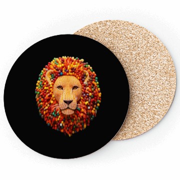 Discover Candy King Lion Coasters
