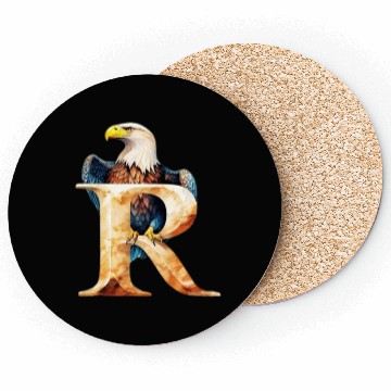 Discover EAGLE LETTER P Coasters