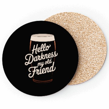 Discover Hello Darkness My Old Friend Coasters