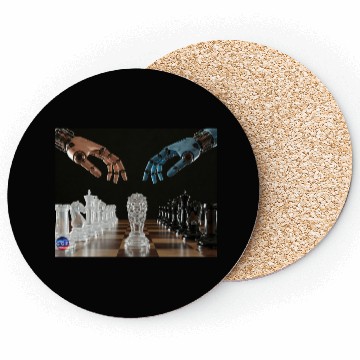 Discover Crystal Robotic Chess Clash Coasters