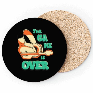 Discover The Game Is Over Gamer Coasters – Funny Rage Quit