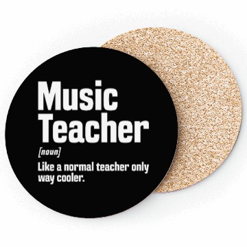 Discover Music Teacher Definition Coasters