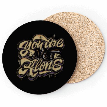 Discover Not Alone Graffiti Coasters