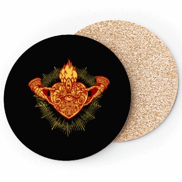 Discover Sacred Heart Claddagh Symbol - Fire Coasters
