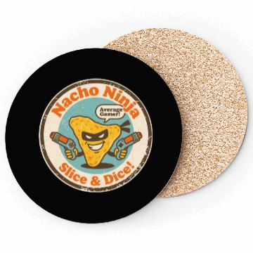 Discover Funny Gaming Nacho Slice Dice Gift Coasters