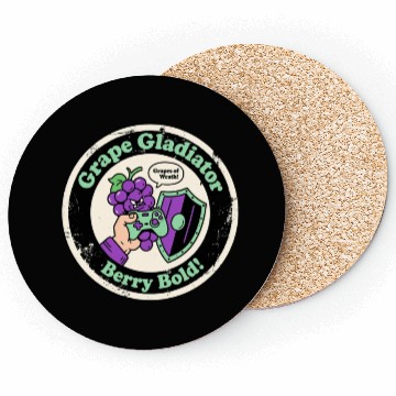 Discover Grape Gladiator Berry Bold Gamer Coasters