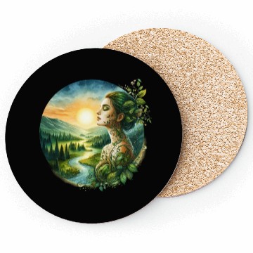 Discover Nature Empress Graphic Coasters