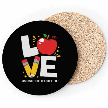 Discover Substitute Teacher Back To School Coasters