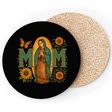 Discover Mexican Mom Mexican Heritage Virgen De Guadalupe Coasters