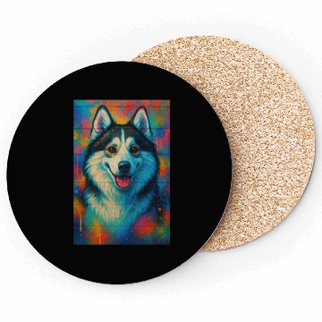 Discover Energetic Husky Splash Coasters