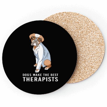 Discover Therapy Dog Psychology Therapist Coasters