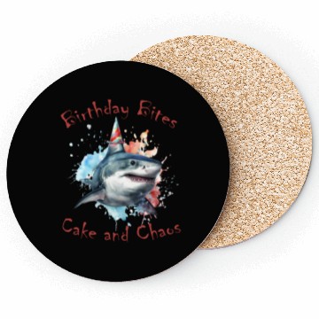 Discover Birthday Party Shark: Whimsical and Fun Coasters