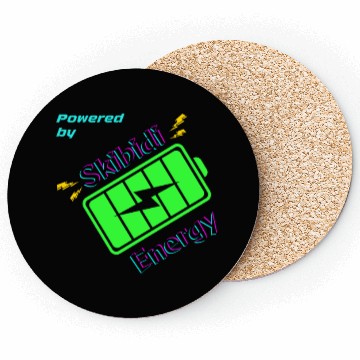 Discover Powered by Skibidi Energy Meme Coasters