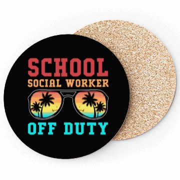 Discover School Social Worker Socialist Coasters