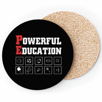 Discover Physical Education Teacher PE Coach Coasters