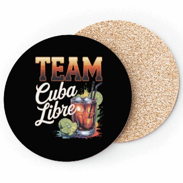 Discover Cocktail Bartender Team Cuba Libre Coasters