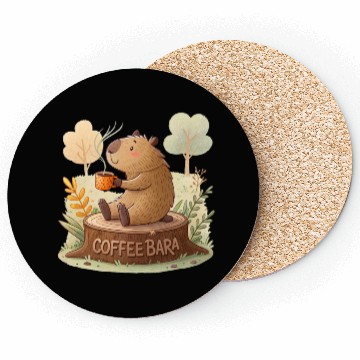 Discover Capybara - Coffeebar Coasters