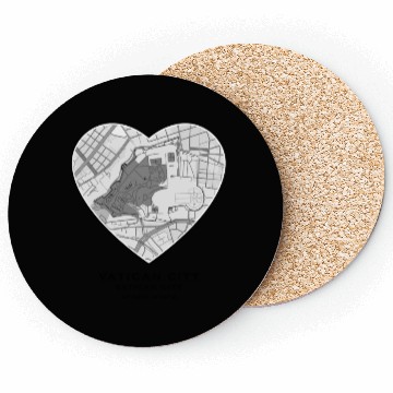 Discover Love for Vatican City Coasters