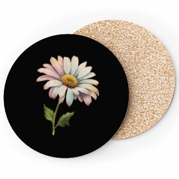 Discover Retro Daisy Flower Aesthetic Coasters