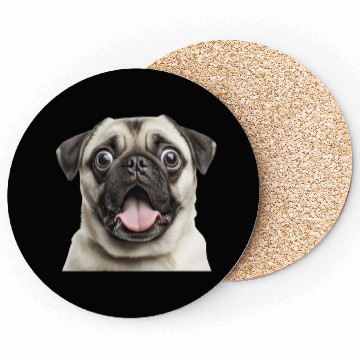 Discover pug Coasters