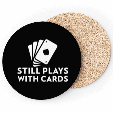 Discover Still Plays with Cards Cool Poker Coasters