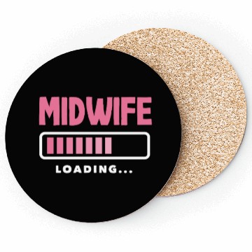 Discover Midwife Loading Progress Design Coasters