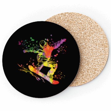 Discover Snowboarder Snowboard Snowboarding Coasters