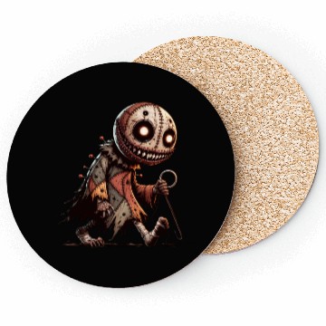 Discover Haunted Rag Doll – Creepy Patchwork Puppet Coasters