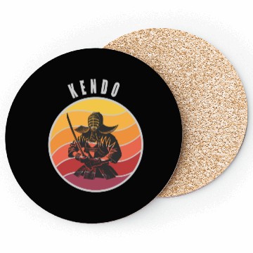 Discover Retro Kendo Samurai Style Coasters