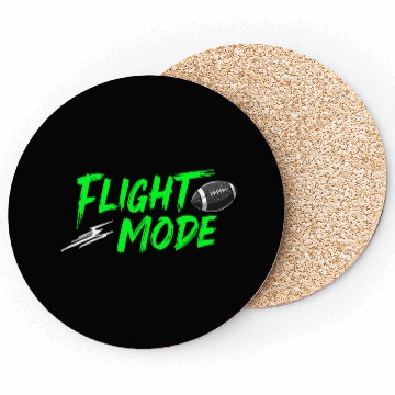 Discover Flight Mode - Football Power activated Coasters