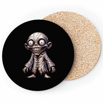 Discover Insane Zombie Boy – Creepy Cute Smiling Freak Coasters