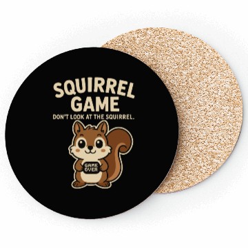 Discover Funny Squirrel Game Meme Coasters