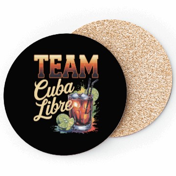 Discover Cocktail Bartender Team Cuba Libre Coasters