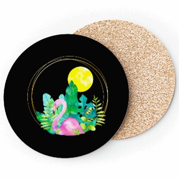 Discover summer vibes with flamingo Coasters