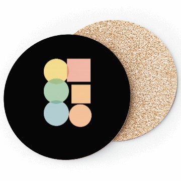 Discover Color circle triangel square sizes Coasters