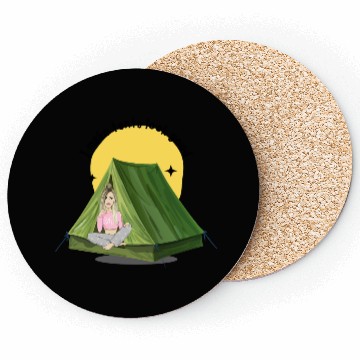 Discover Camper Girl - I Make Tents Look Good Coasters