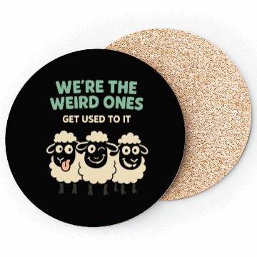 Discover Funny Black Sheep Cousin Quirky Family Outcast Coasters