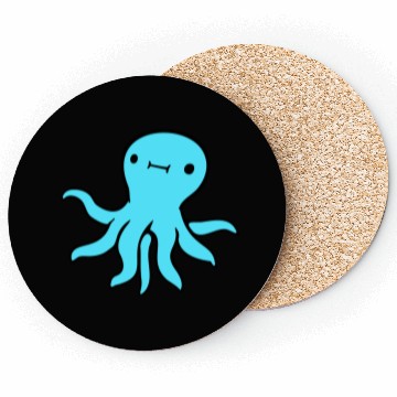 Discover Octopus squid tentacle cephalopod cute sweet comic Coasters